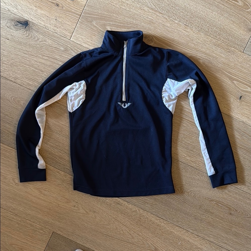 Stylish Black and White Long Sleeve Top